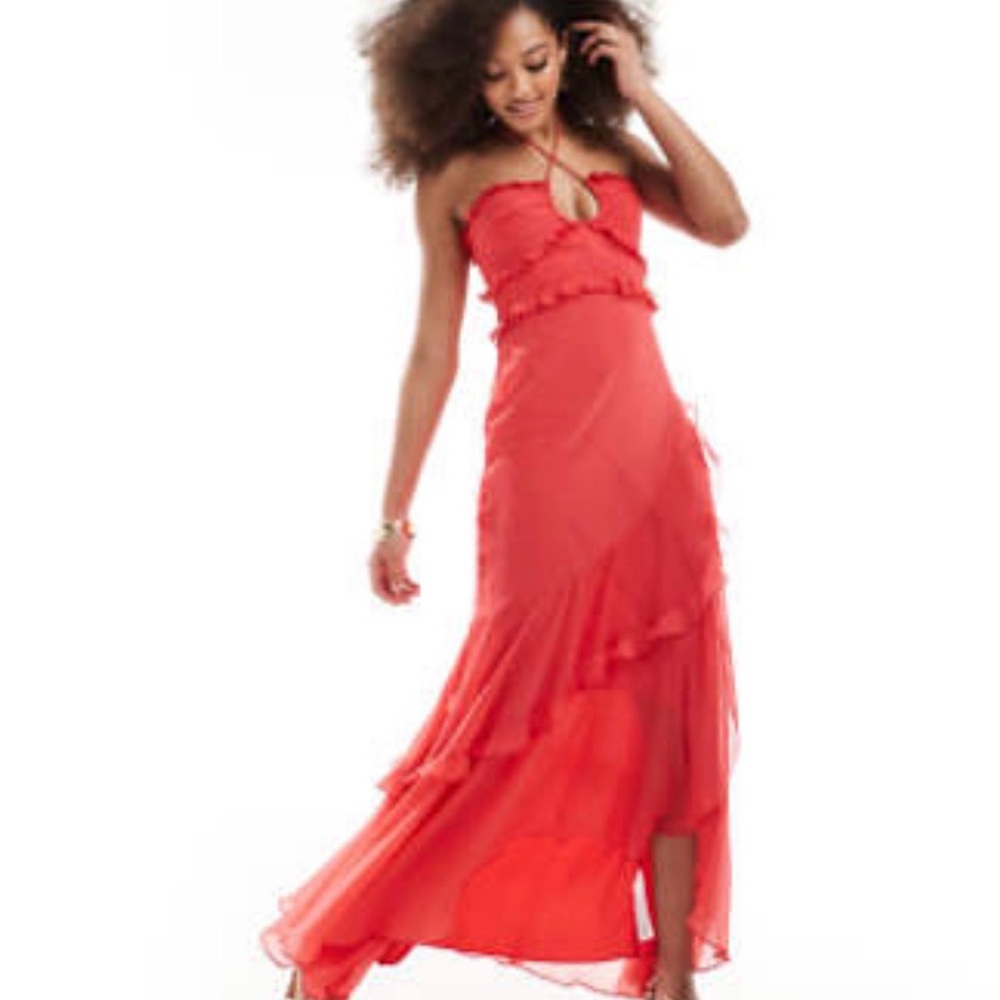 ASOS Red Maxi Dress